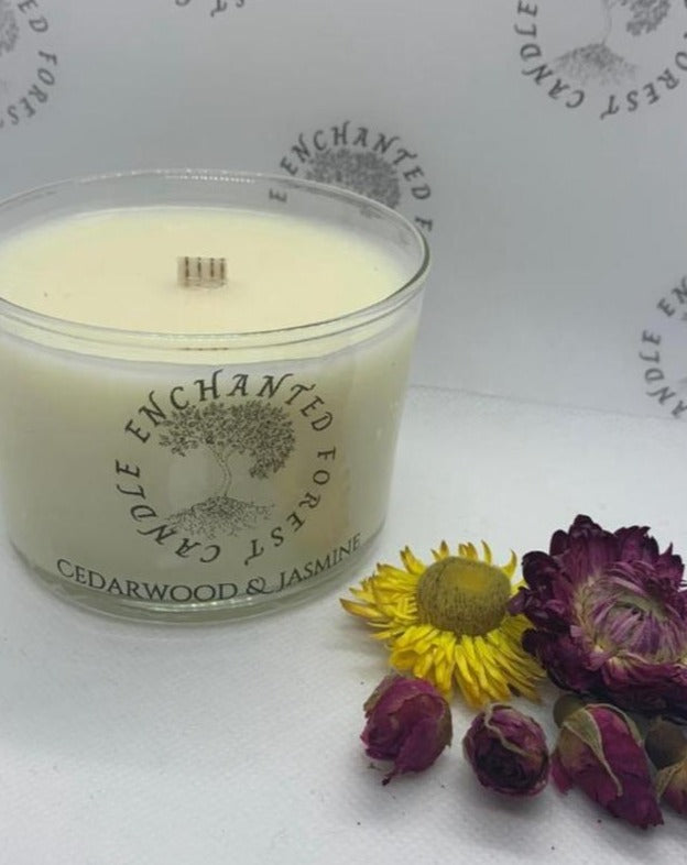 Cedarwood and Jasmine Scented Candle